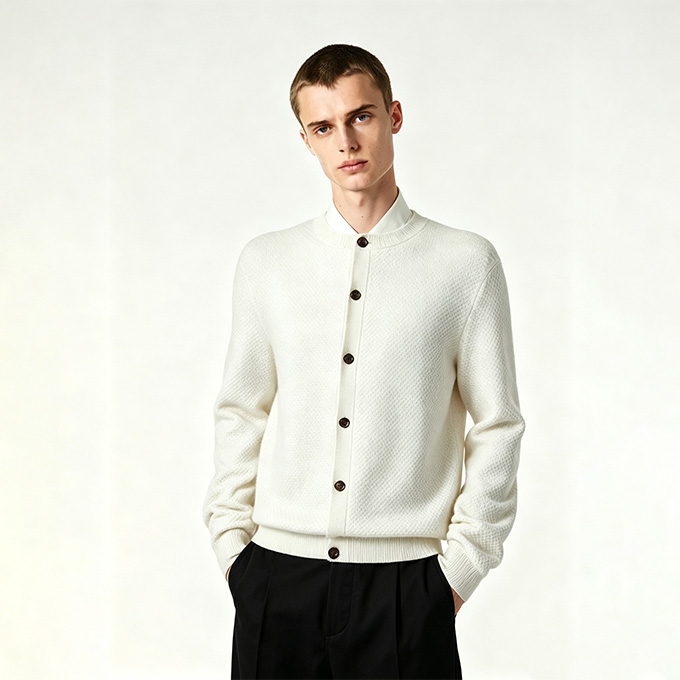 loro piana azalea crew neck cardigan